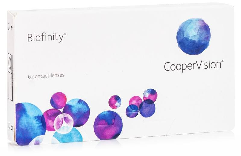 Biofinity (6 šošoviek) dioptrie: -1.75, zakrivenie: 8.60