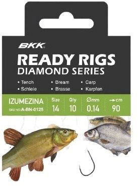 BKK Ready Rig Diamond Izumezina BN Veľkosť 12 0,14 mm 70 cm 10 ks