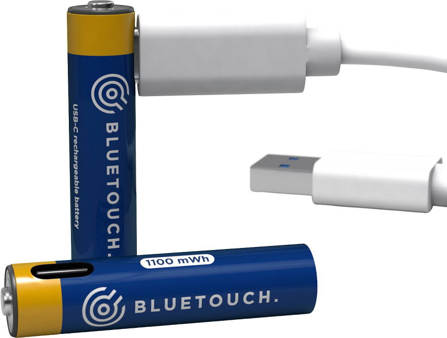 BlueTouch USB-C AAA 1,5 V, 2 ks
