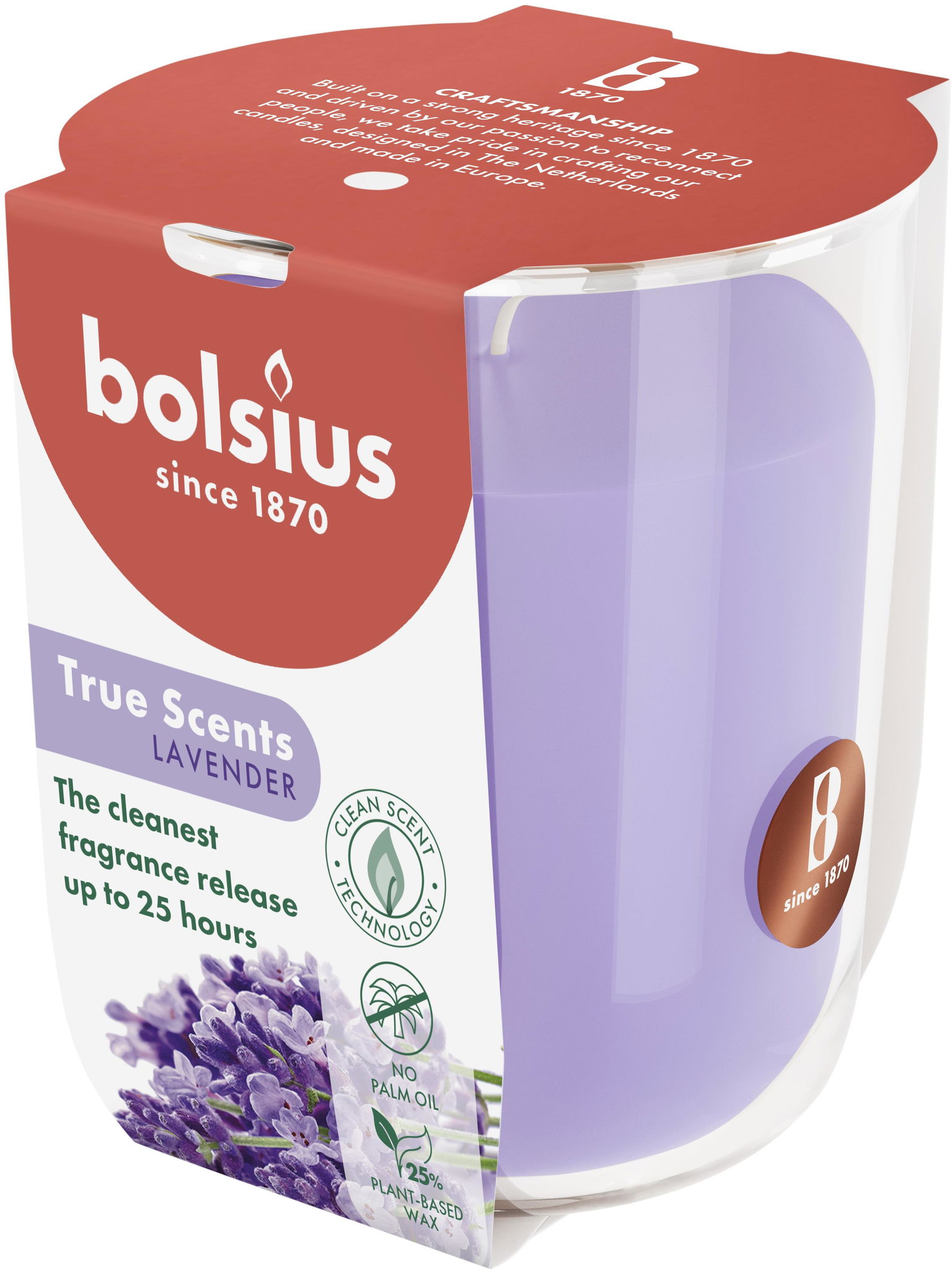 BOLSIUS Lavander 25 h