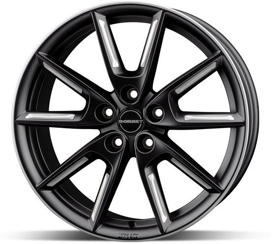 Borbet LX18 Black Silver 8 × 18 5 × 114 ET48