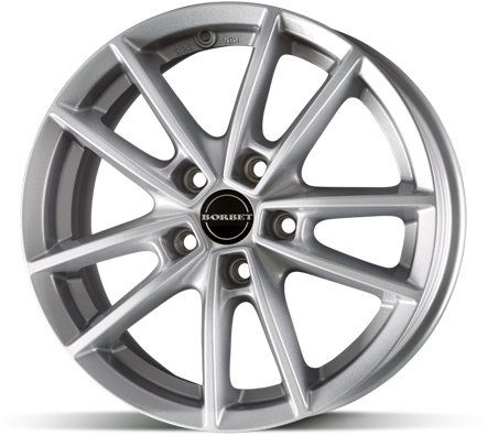 Borbet W Silver 6 × 15 5 × 100 ET43