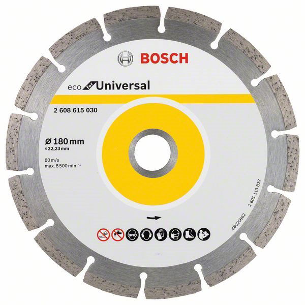 BOSCH Universal 180 × 22,23 × 2,2 × 7 mm