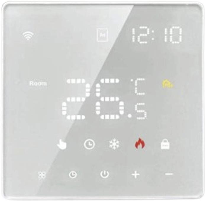 BOT WiFi Izbový termostat Tuya, 16A, biely