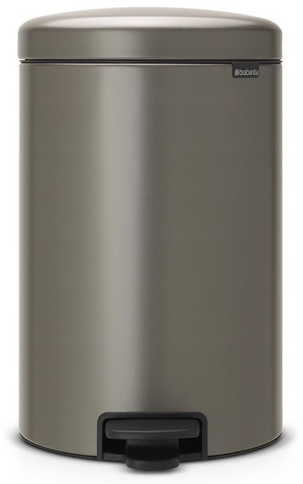 Brabantia, pedálový kôš newlcon 20 l farba platinová oceľ