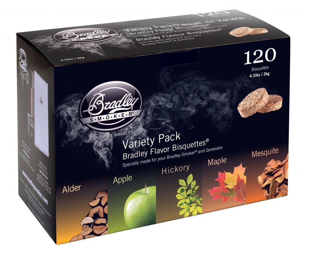Bradley Smoker – Brikety Premium Five Flavour Varieties 120 ks