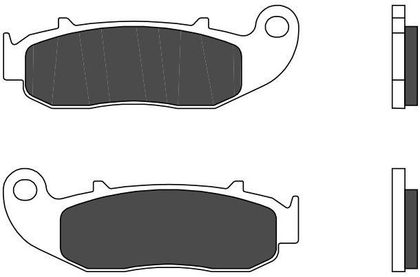 BREMBO Brzdové destičky 07107 GENUINE