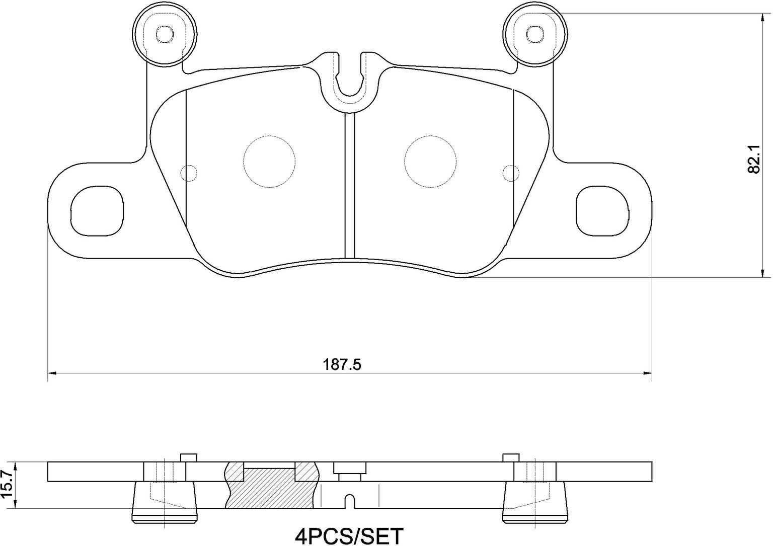 BREMBO Brzdové doštičky P 65 044