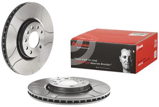 BREMBO brzdový kotúč 09.9369.75, súprava 2 ks