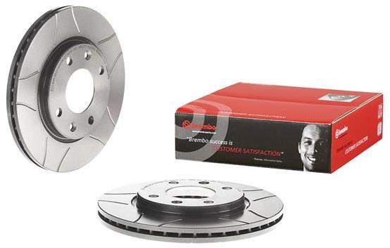 BREMBO brzdový kotúč 09.9610.75, súprava 2 ks