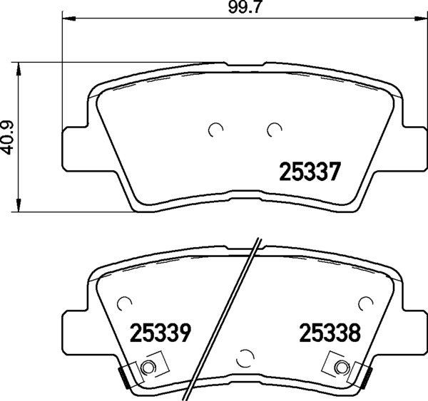 BREMBO Sada brzdových doštičiek P 30 094