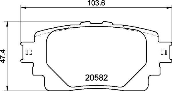 BREMBO Sada brzdových doštičiek P 83 174