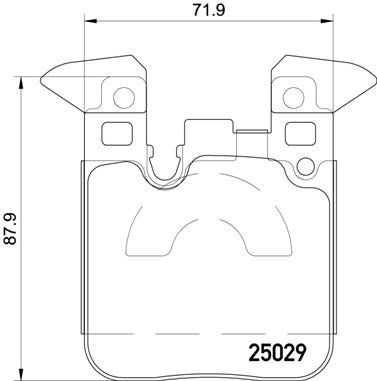 BREMBO Súprava brzdových doštičiek P 06 087X