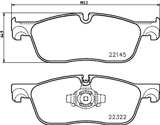 BREMBO Súprava brzdových doštičiek P 36 035