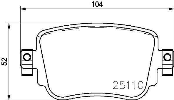 BREMBO Súprava brzdových doštičiek P 85 140