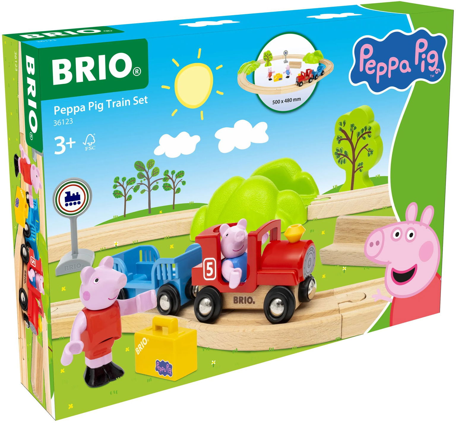 Brio 36123 Vlaková sada Prasiatko Peppa