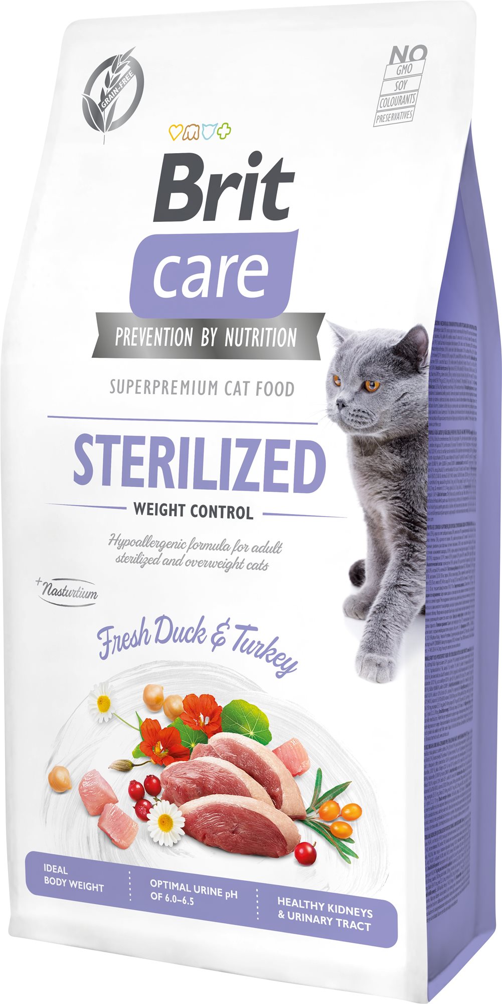 Brit Care Cat Grain-Free Sterilized Weight Control, 7 kg