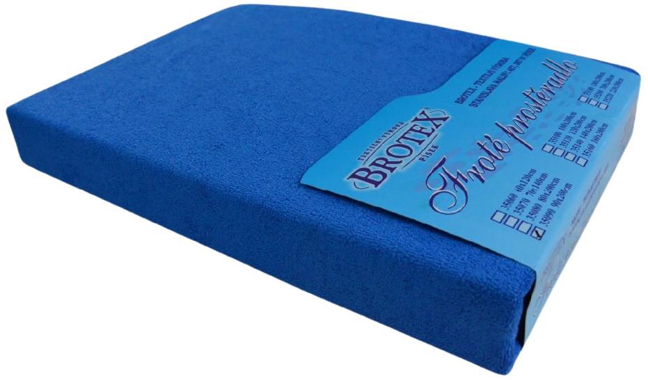 Brotex Froté prestieradlo 120 × 200 cm, tmavo modré