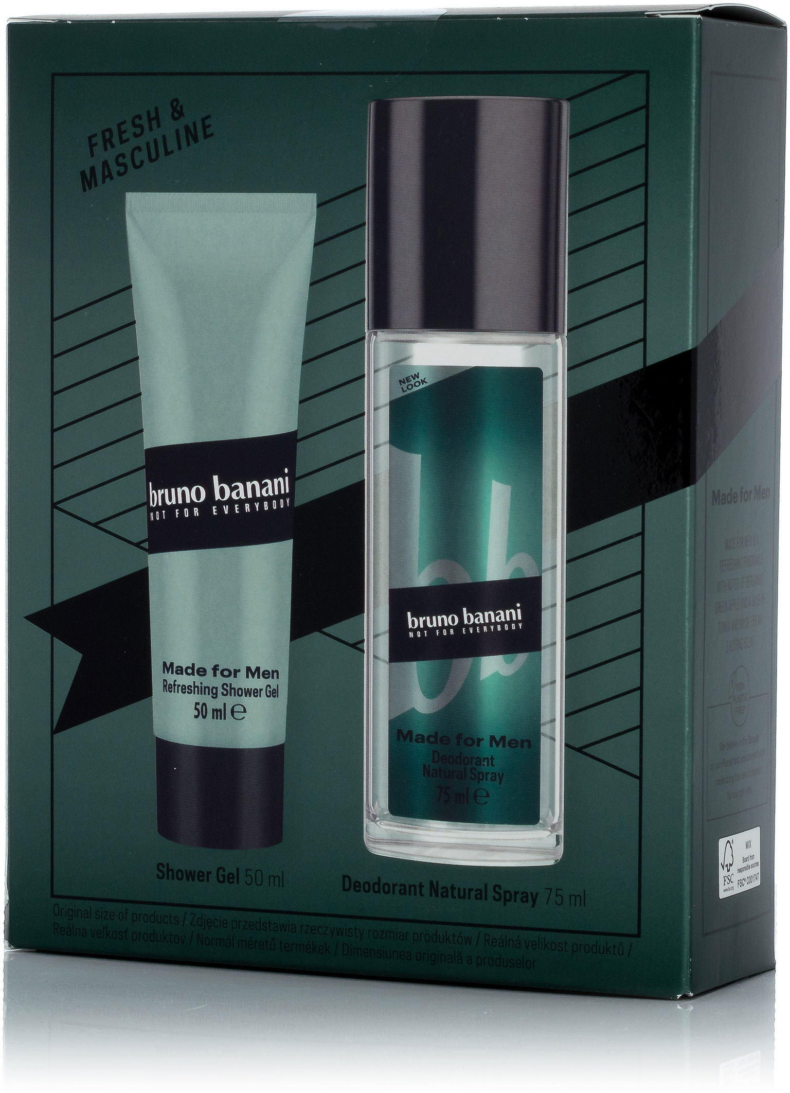 BRUNO BANANI Made For Men Set 125 ml