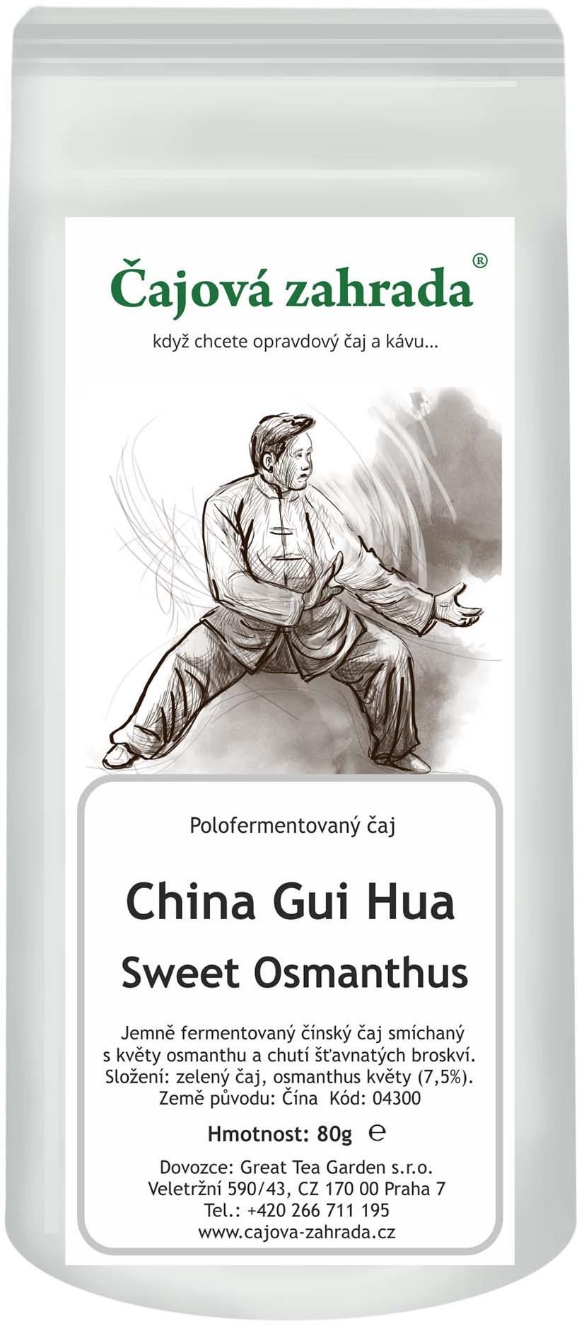 Čajová záhrada China Gui Hua Sweet Osmanthus Oolong 80 g