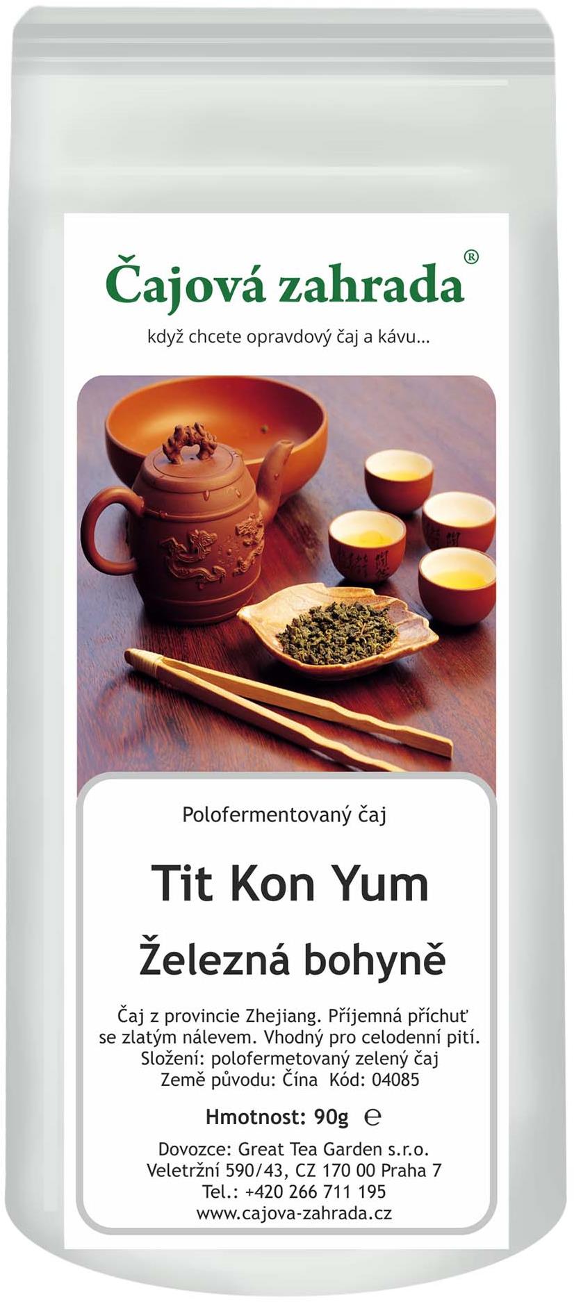 Čajová záhrada China Oolong Tit Kon Yum 90 g