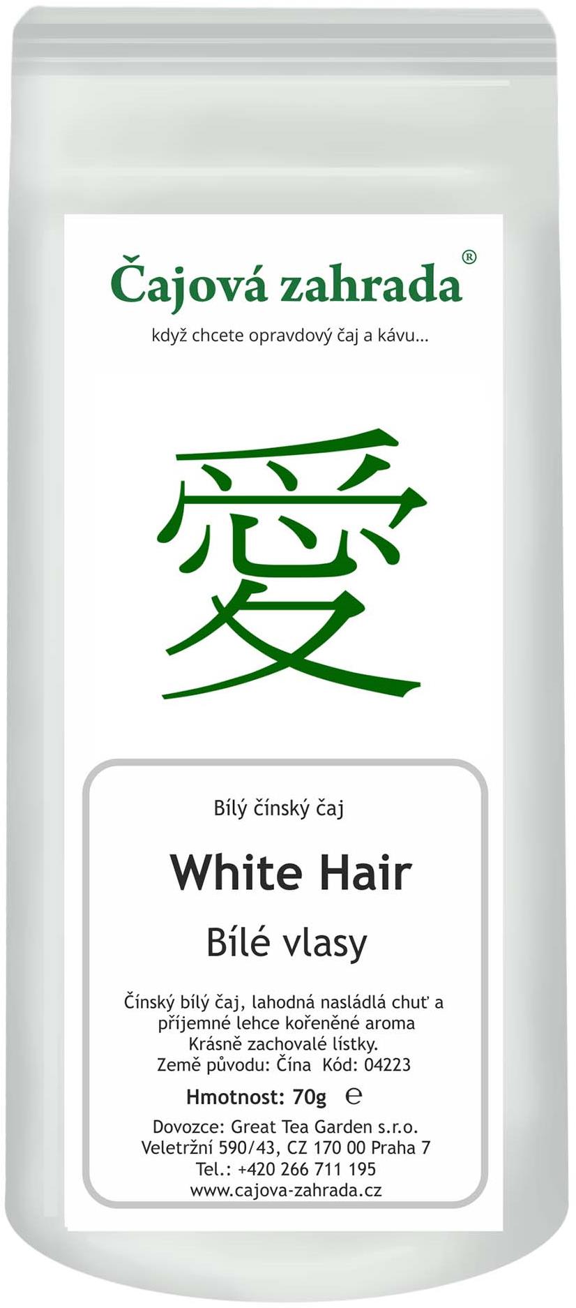 Čajová záhrada China White Hair 70 g