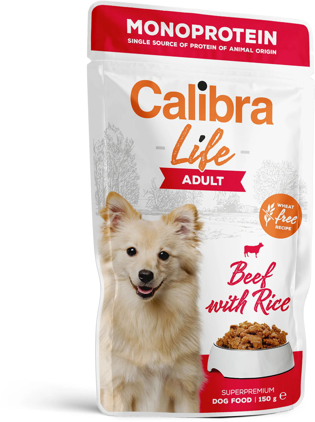 Calibra Dog Life Adult Beef 150 g