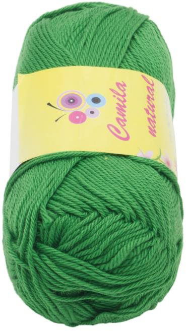 Camilla natural 50 g – 147 tmavozelená
