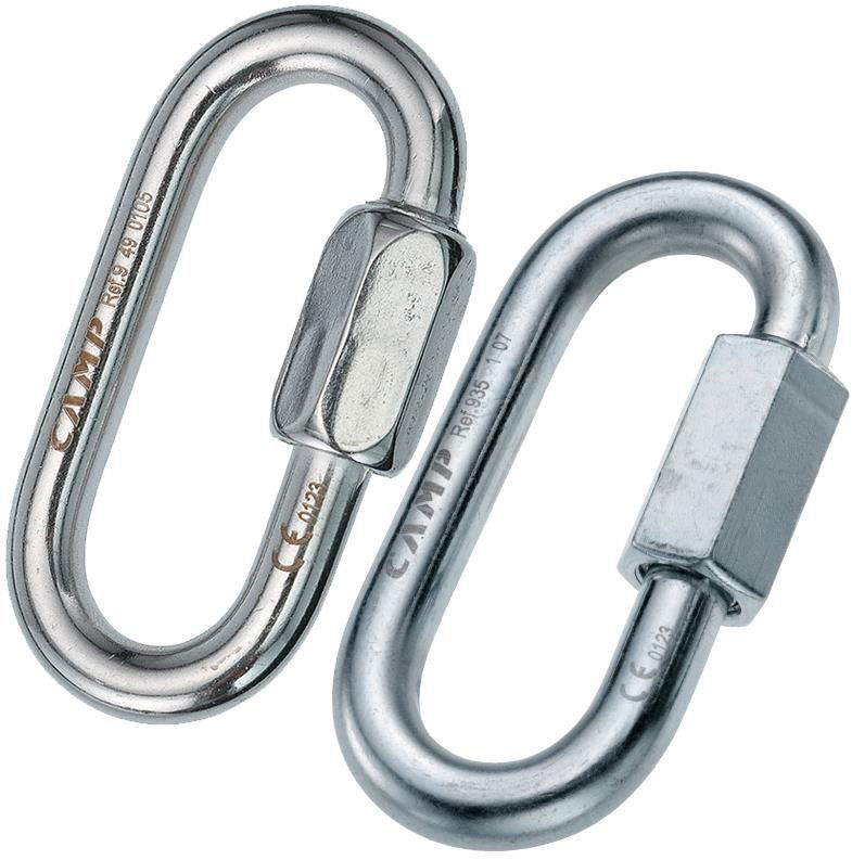 Camp Oval Quick Link 10 mm zinok plated steel