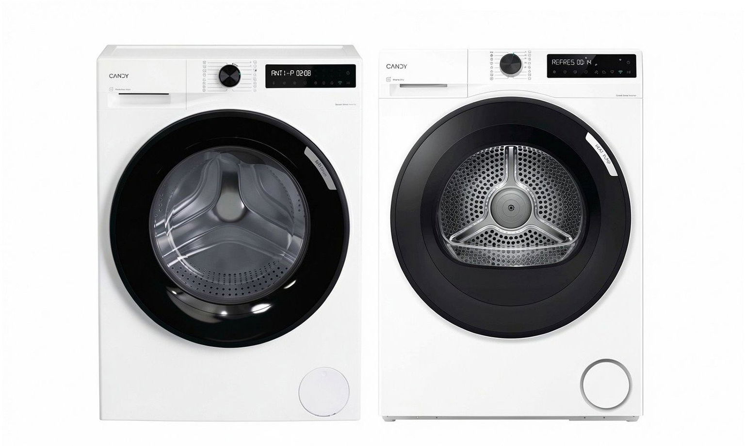 CANDY BR 28SBL6-S Slim ProWash 500 + CANDY BRS 8N2BX-S Slim ProDry 500