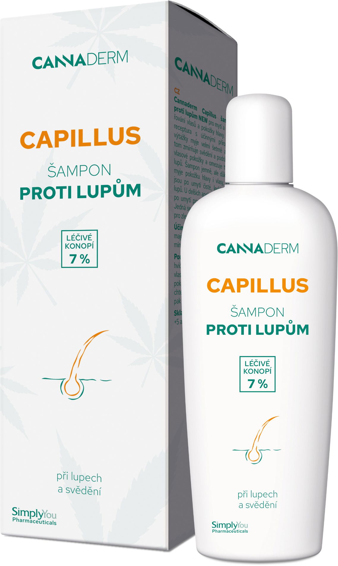 CANNADERM Capillus Dandruff Shampoo 150 ml