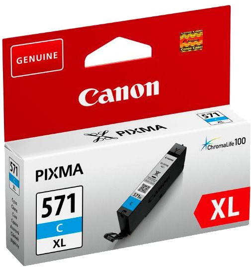 Canon CLI-571C XL azúrová