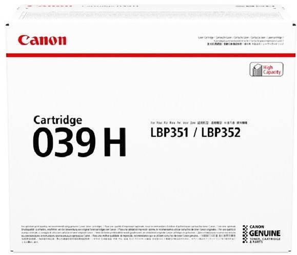Canon CRG-039H čierna