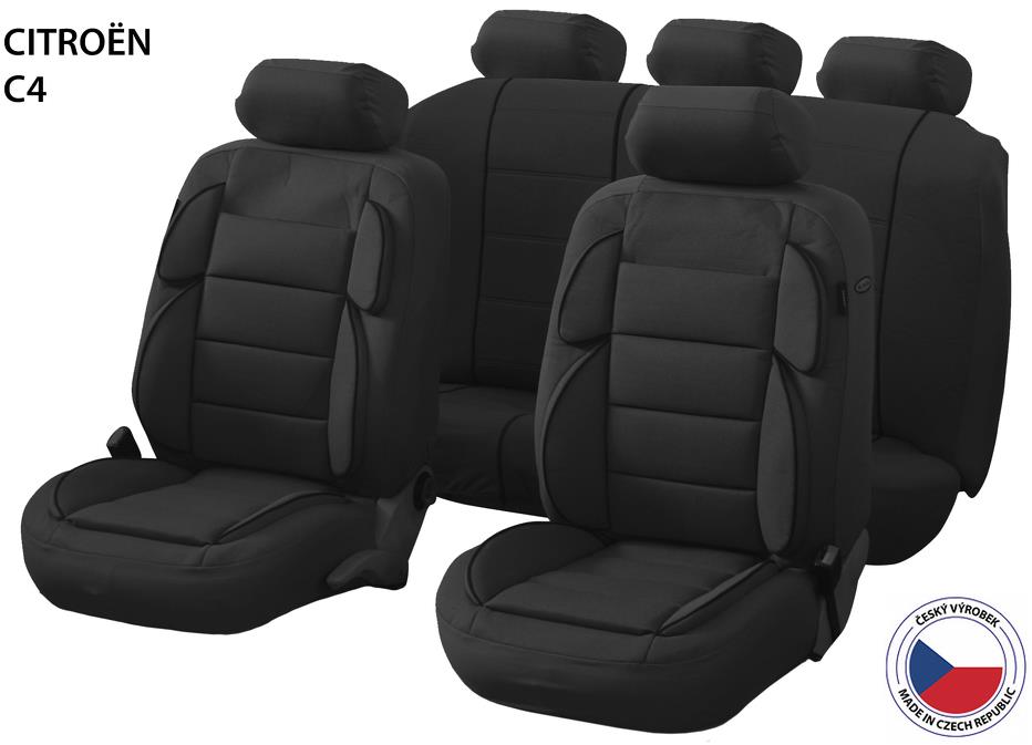 CAPPA autopoťahy Perfetto YL Citroën C4, čierne