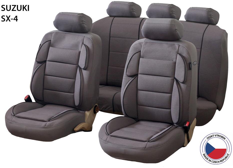 CAPPA autopoťahy Perfetto YL Suzuki SX-4, sivé