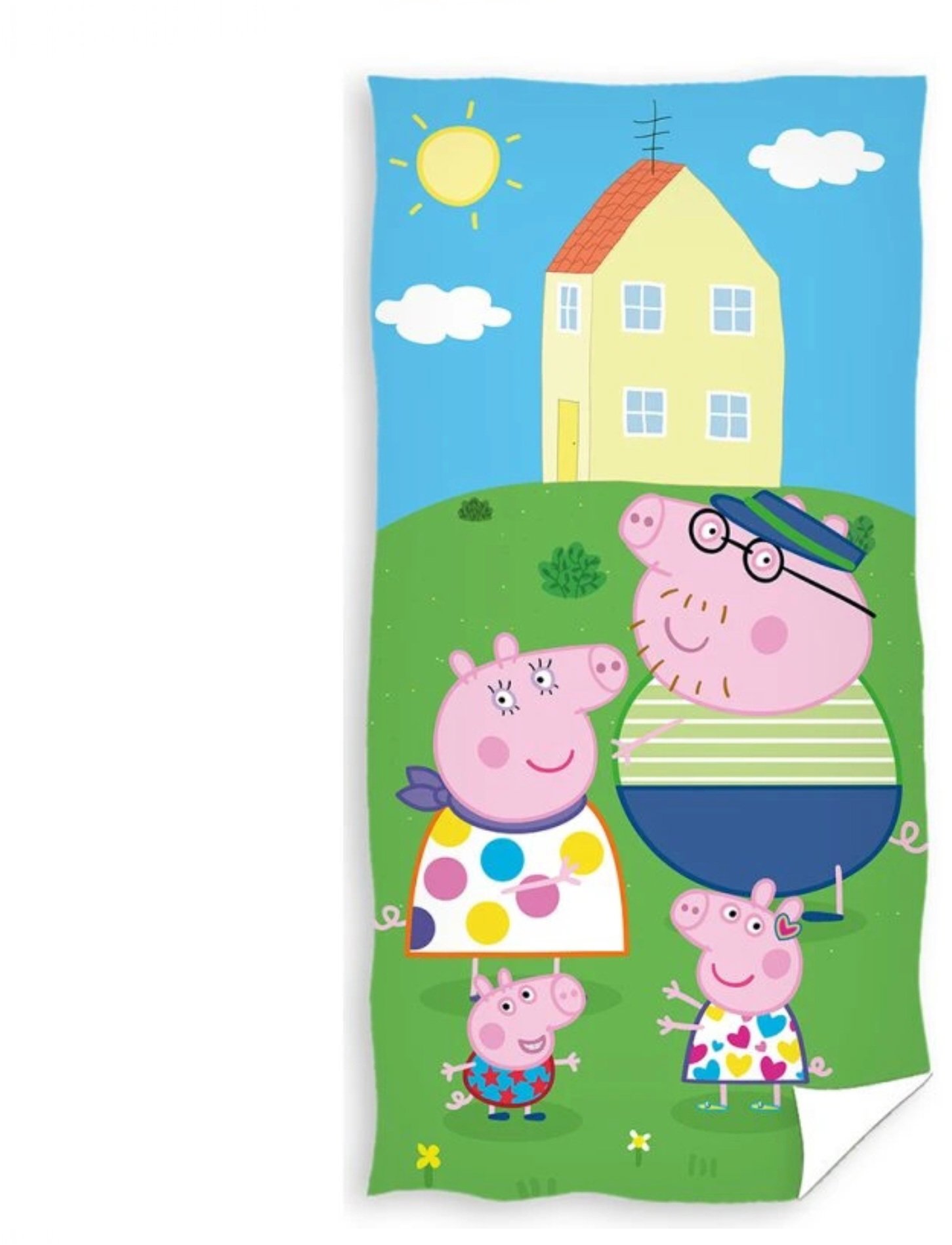 Carbotex Prasiatko Peppa – zábava na záhrade 70 × 140 cm