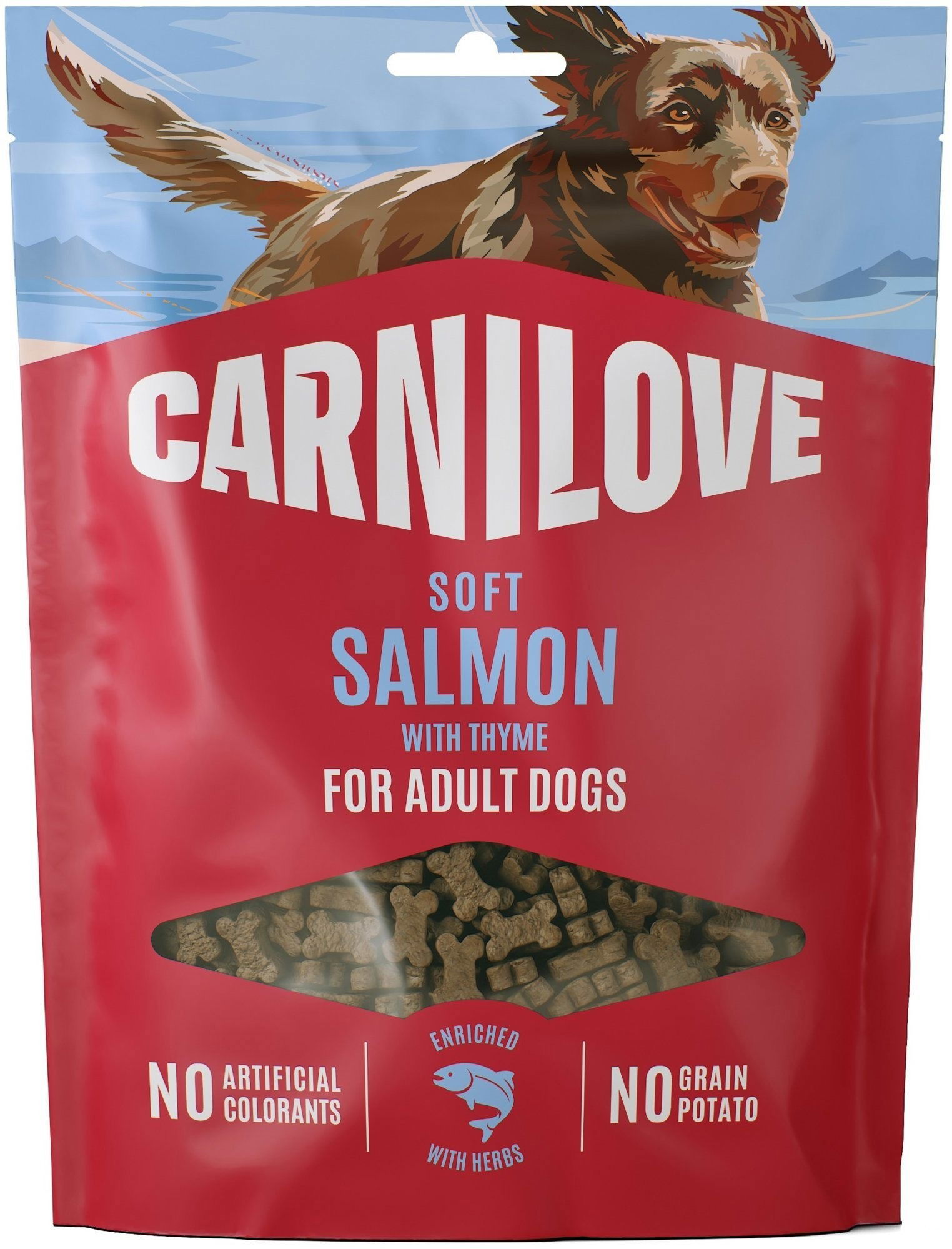 Carnilove Dog Soft Snack Salmon with Thyme small bite 200 g