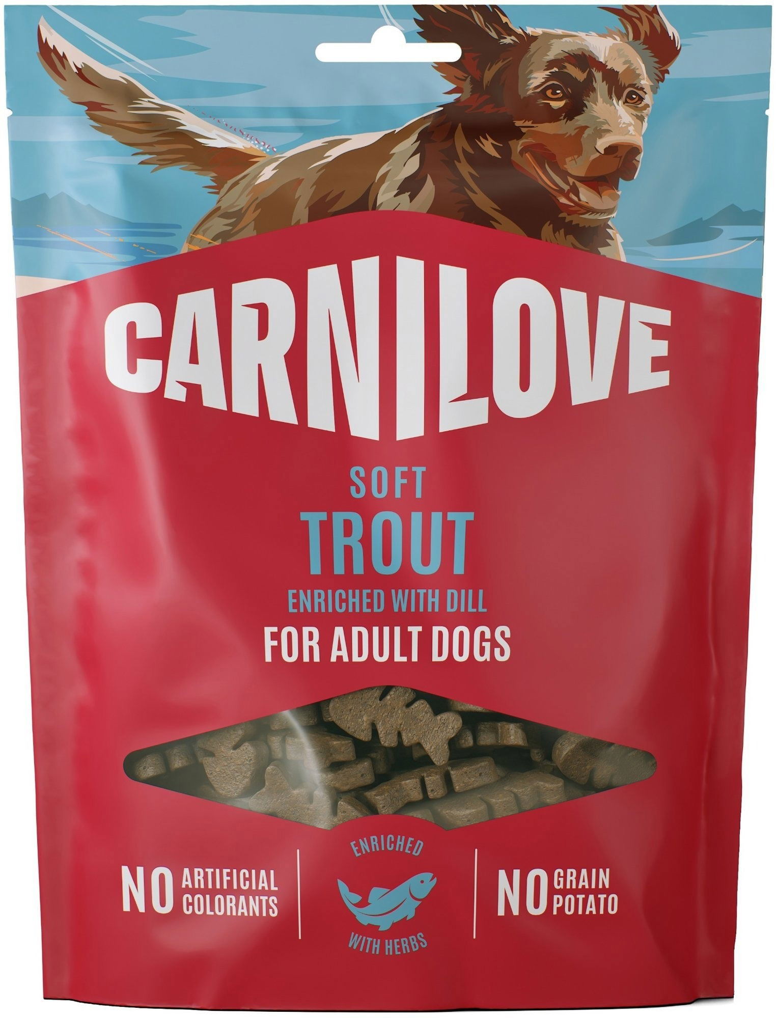 Carnilove Dog Soft Snack Trout enriched with Dill 200 g