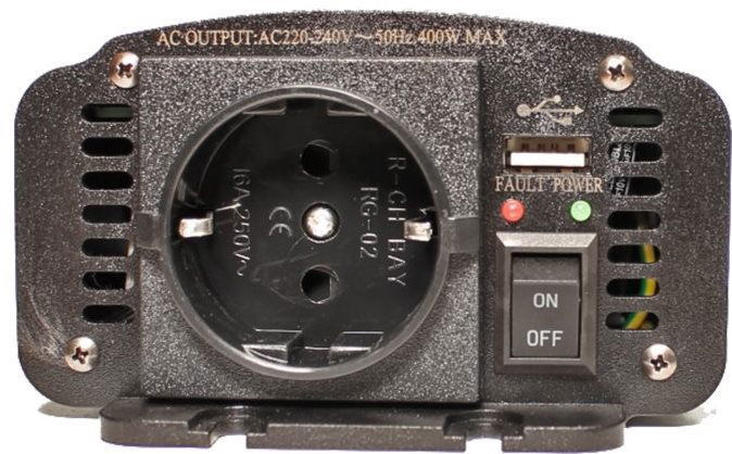 Carspa CAR300U-24 24 V/230 V + USB 300