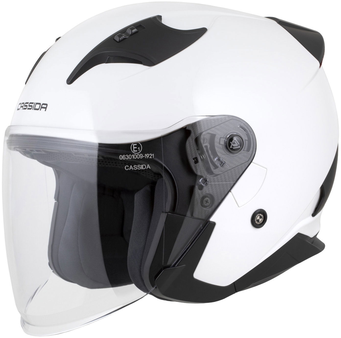 CASSIDA prilba Reflex 2.0 Solid 2026, biela/čierna, veľkosť XS