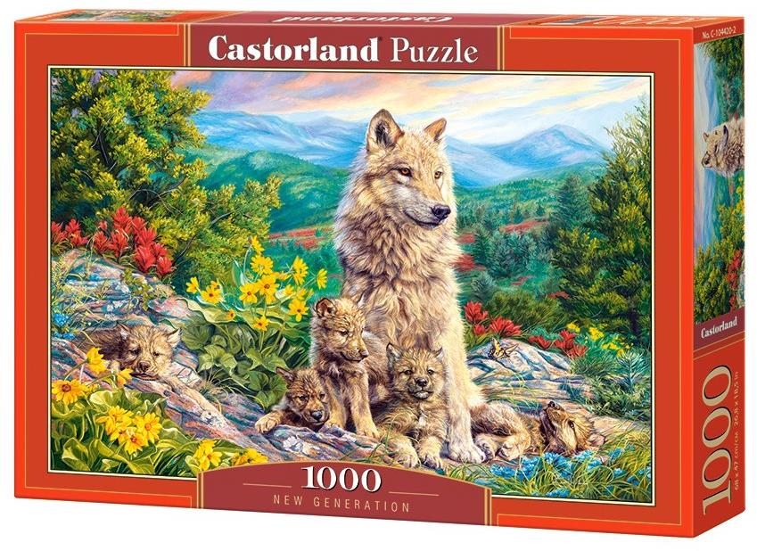 CASTORLAND Puzzle Nová vlčia generácia 1000 dielikov