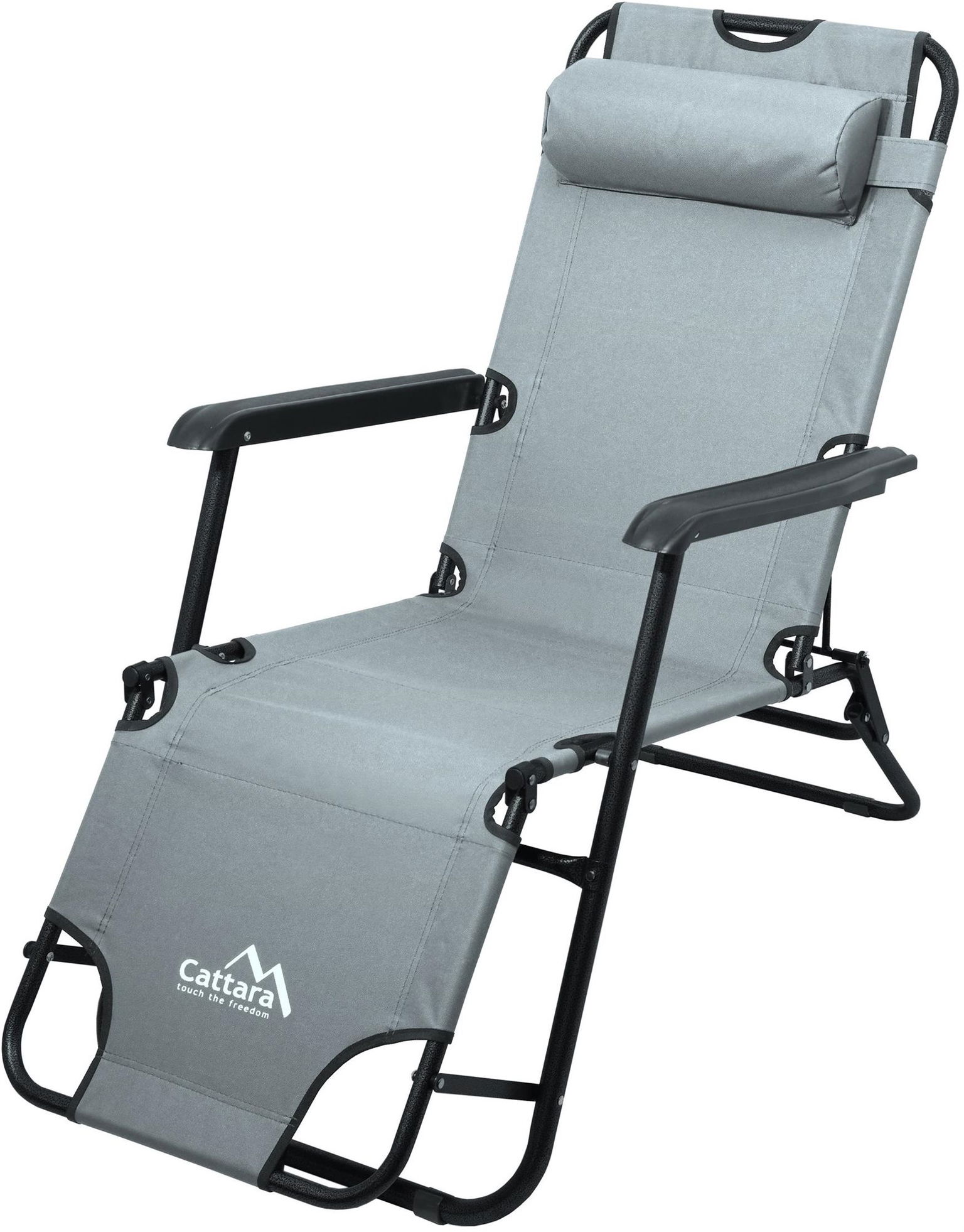 Cattara Lehátko/kreslo COMFORT sivé