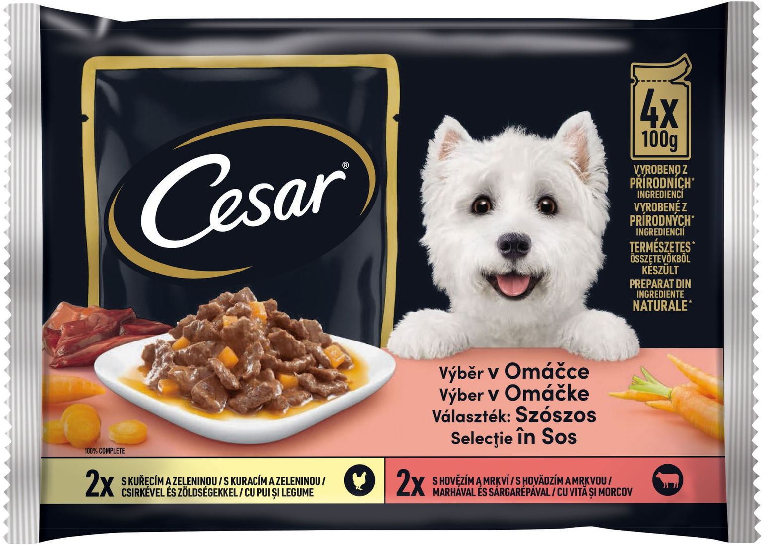 Cesar Selection v omáčke 4× 100 g