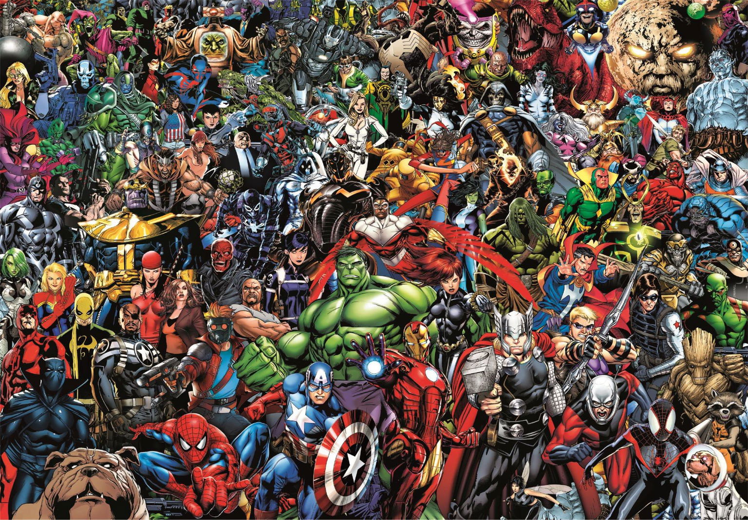 CLEMENTONI Impossible: Marvel 1000 dielikov
