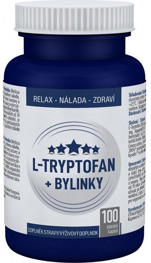Clinical L-Tryptofan + bylinky 100 tobolek
