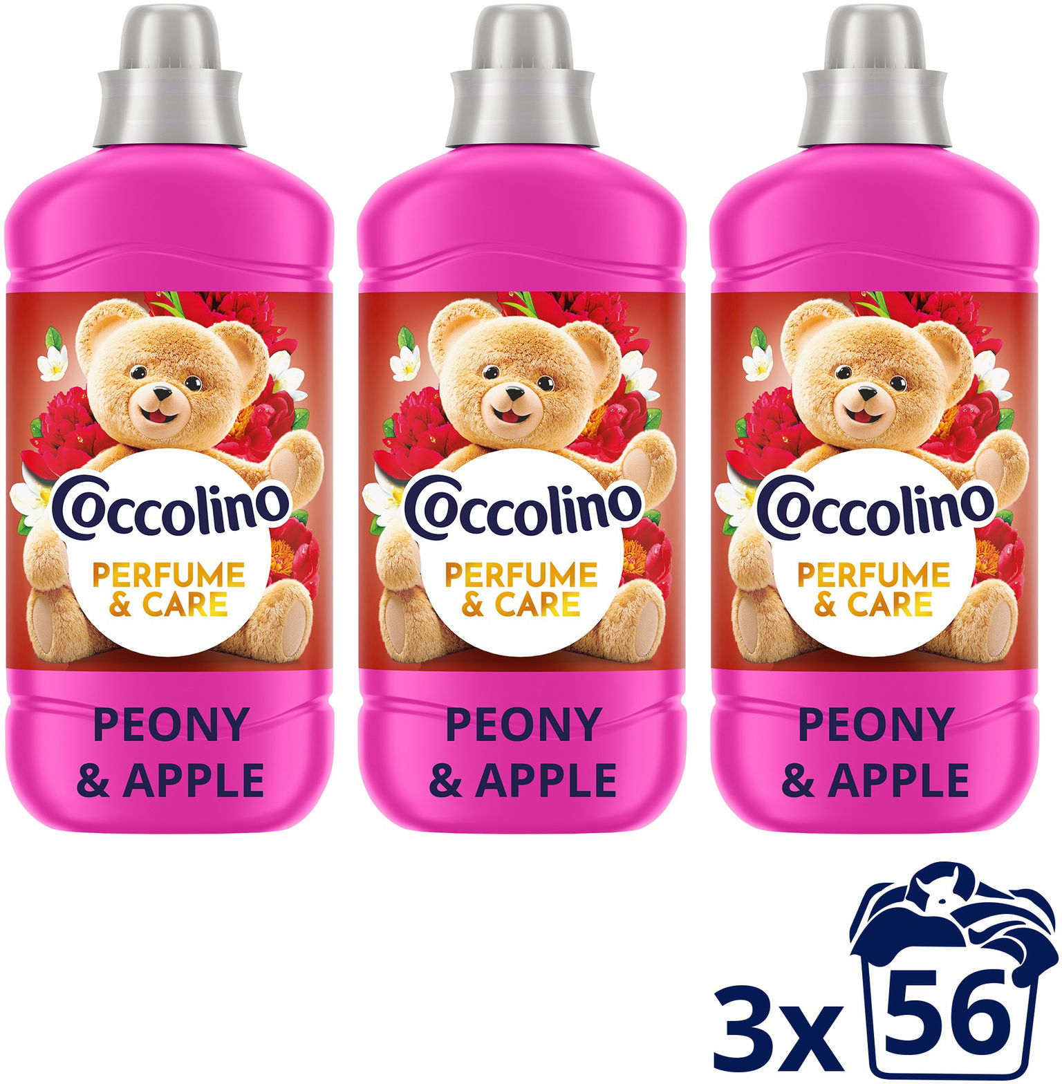 COCCOLINO Peóny & Apple 3× 1,288 l (56 praní)
