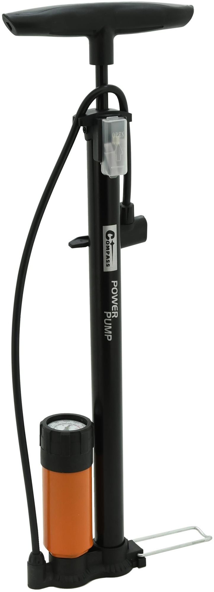 Compass Powewr Pump, ručná hustilka 590×32 mm s manometrom