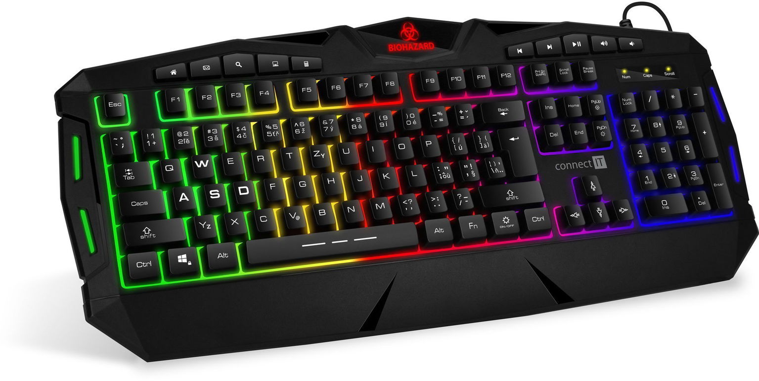 CONNECT IT BIOHAZARD Keyboard, black