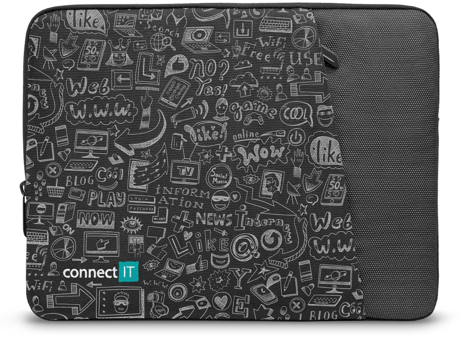 CONNECT IT DOODLE 15.6", čierna