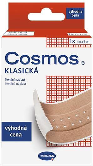 COSMOS Náplasť Klasická textilná 1 m x 6 cm
